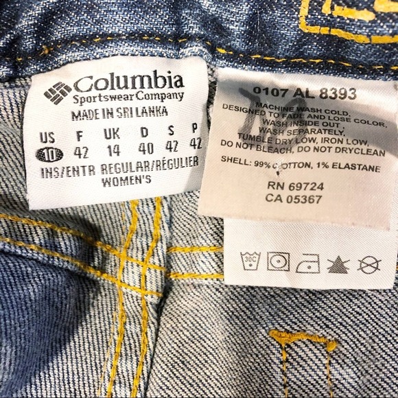 Columbia Women’s Lean Flare Leg Dark Wash Jeans Women's Size 10 - Picture 5 of 6